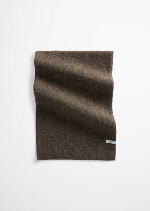 Sjaal Soft Brown Melange in vooraanzicht