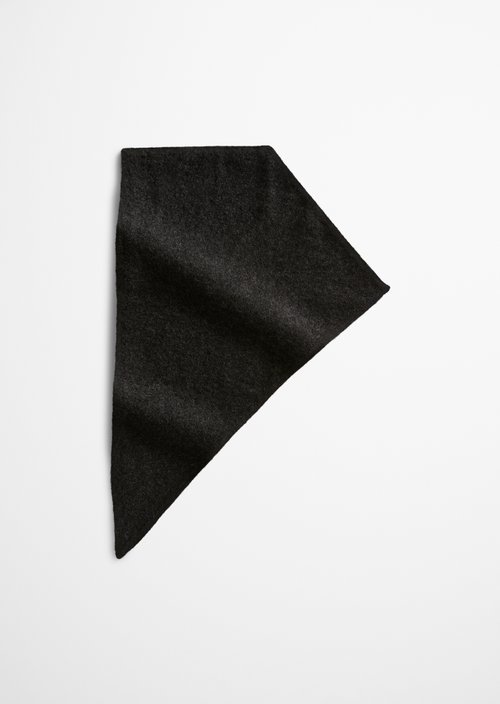 Dreiecks-Schal — Dark Graphite Melange