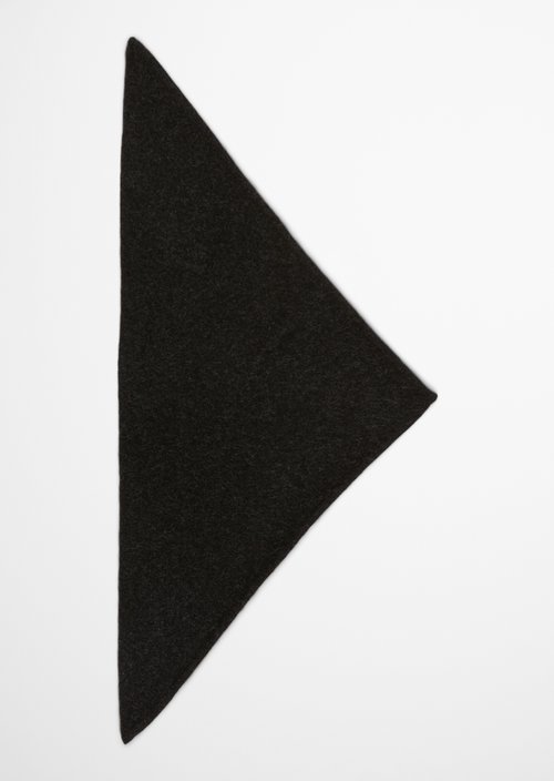 Dreiecks-Schal — Dark Graphite Melange