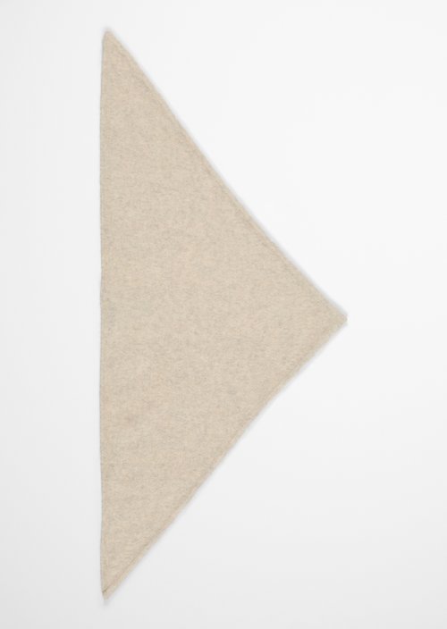 Dreiecks-Schal — Light Stone Melange