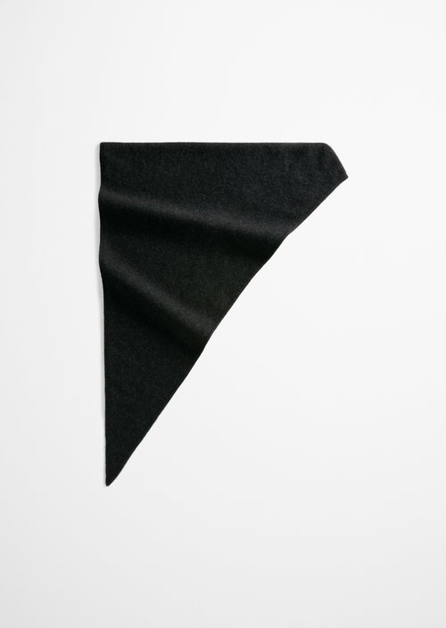 XL-Dreiecks-Schal — Dark Graphite Melange