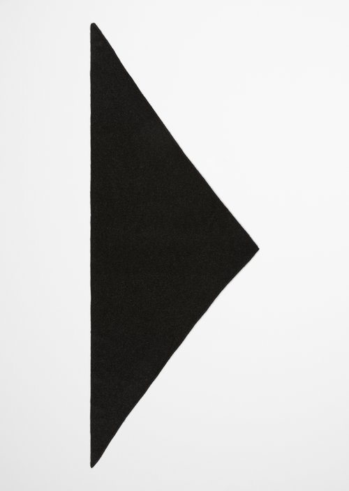 XL-Dreiecks-Schal — Dark Graphite Melange