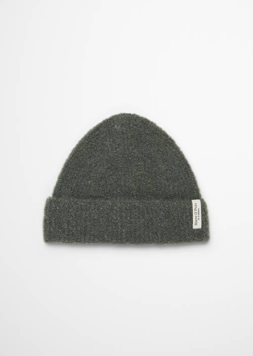 Bouclé-Mütze Foggy Blue - Produkt Bild 1