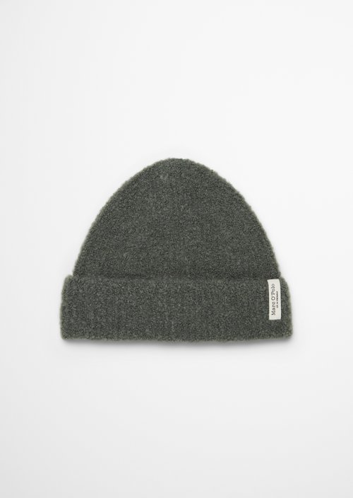 Bouclé Beanie — Foggy Blue