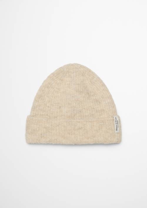 Bouclé-muts Light Stone Melange - Product afbeelding 1