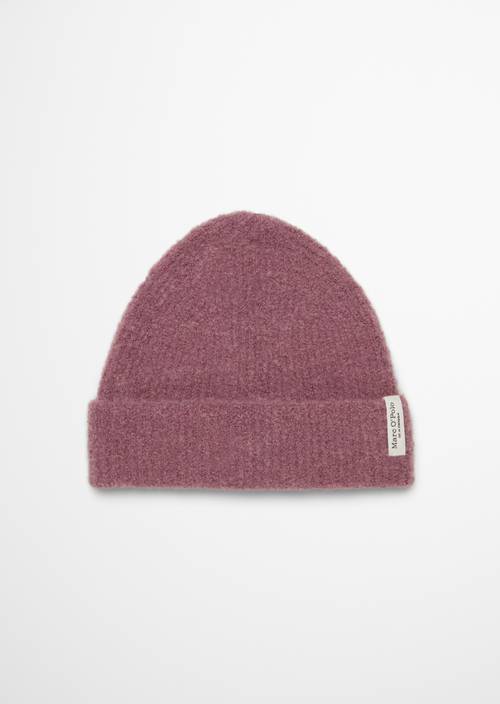 Bouclé-muts Gentle Mauve - Product afbeelding 1