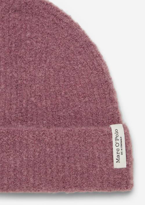 Bouclé-muts Gentle Mauve - Product afbeelding 2