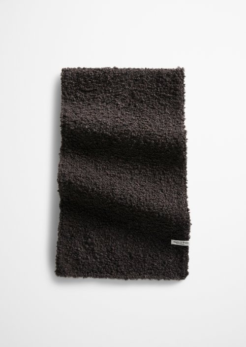 Bouclé-Schal — Stone Brown Melange