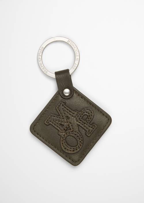 Timur Keychain Dusty Olive in front view