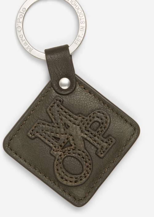Timur Keychain Dusty Olive in detail view