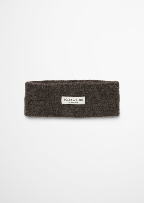 Jacquard Headband — Stone Brown Melange