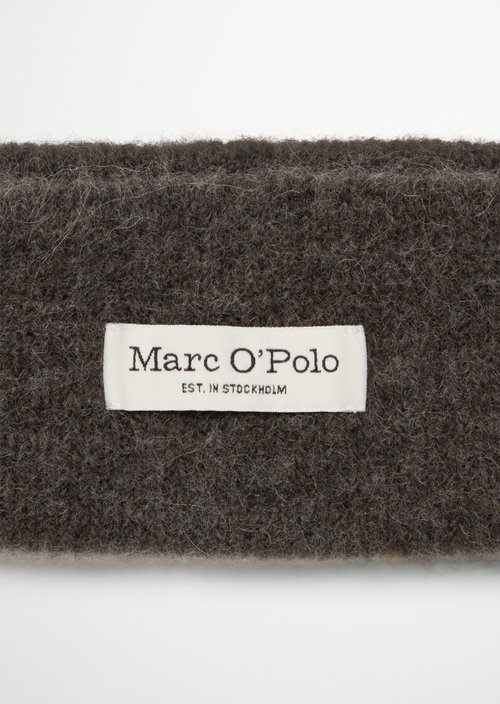Jacquard Headband — Stone Brown Melange