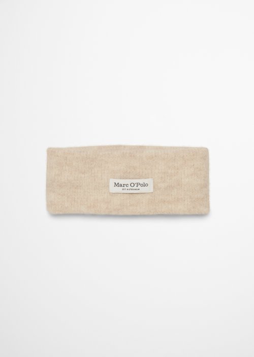 Jacquard Headband — Light Stone Melange