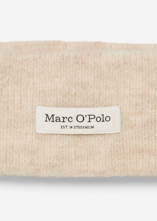 Jacquard Headband — Light Stone Melange