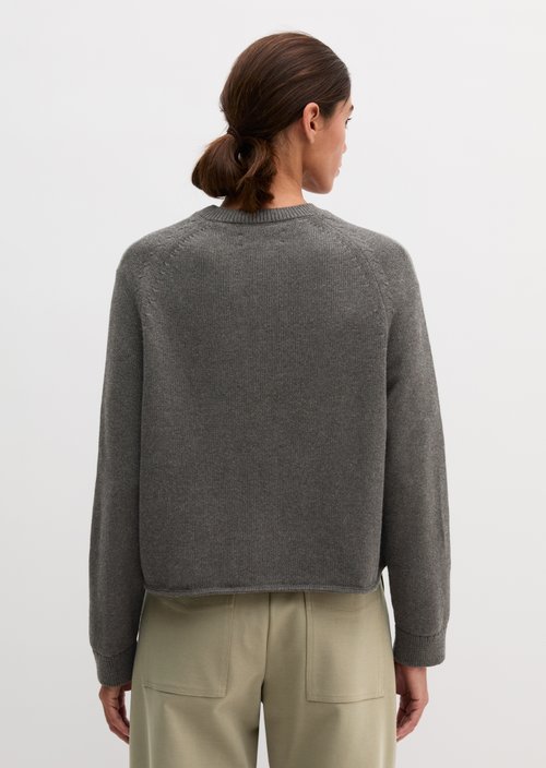 Regular Cardigan — Middle Grey Melange