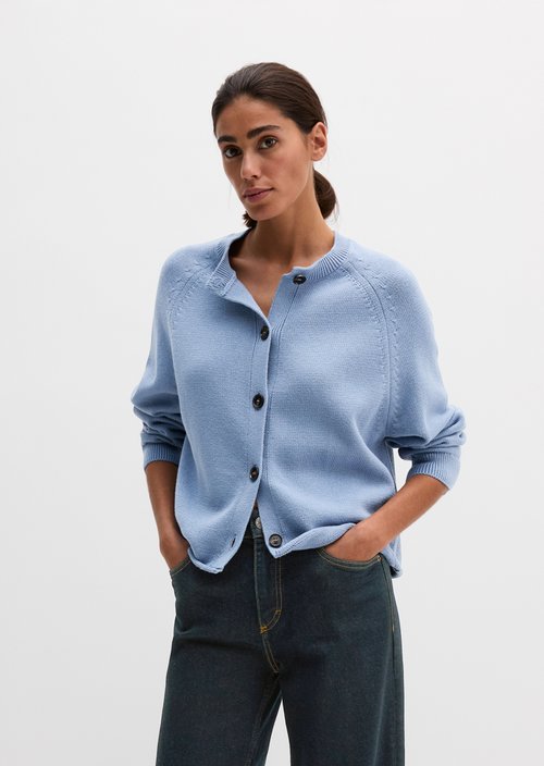 Regular Cardigan — Clear Blue