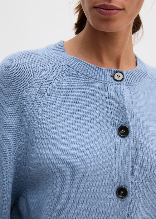 Regular Cardigan — Clear Blue