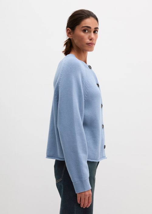 Regular Cardigan — Clear Blue