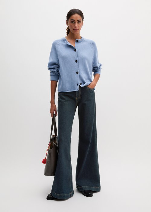 Regular Cardigan — Clear Blue