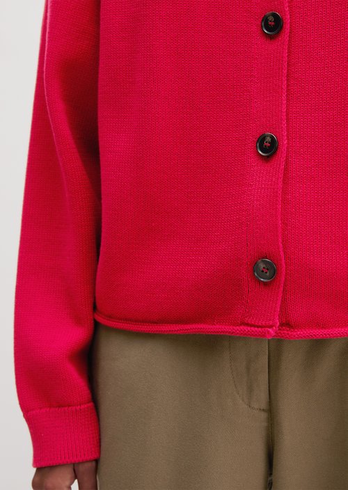 Regular Cardigan — Sunny Red