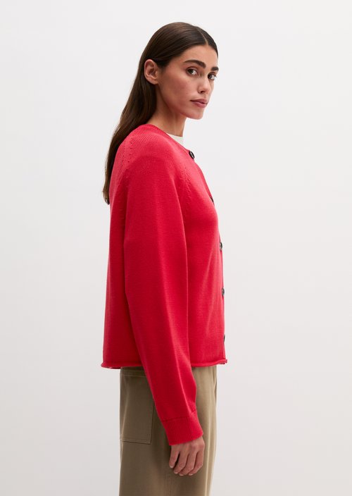 Regular Cardigan — Sunny Red