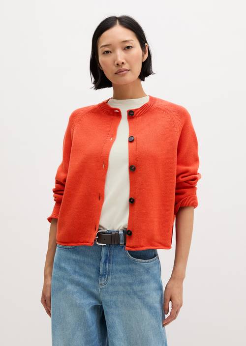 Vest, regular model Vivid Orange in vooraanzicht