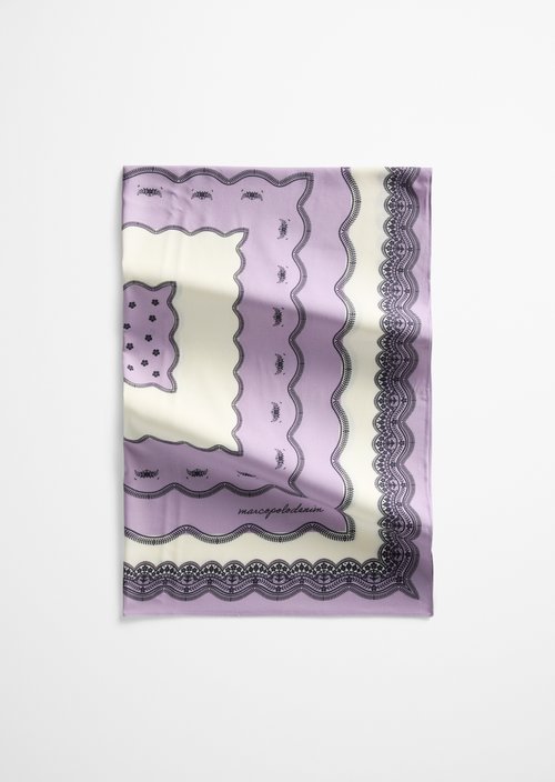 Bedruckter Schal — Light Purple