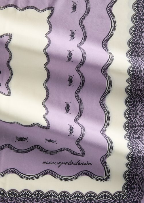 Bedruckter Schal — Light Purple