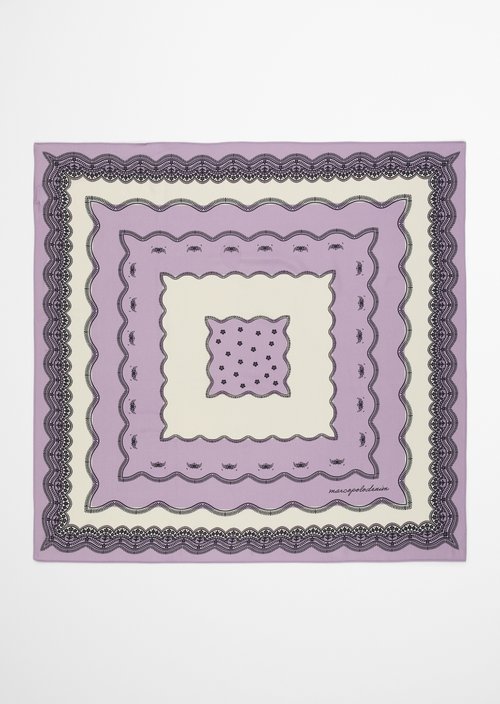Bedruckter Schal — Light Purple