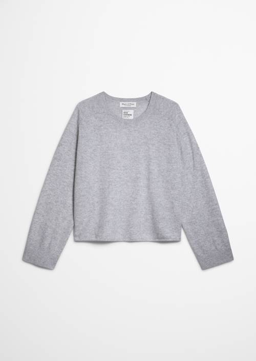 Pull en cachemire ample Clear Grey Melange en vue isolée sans mannequin