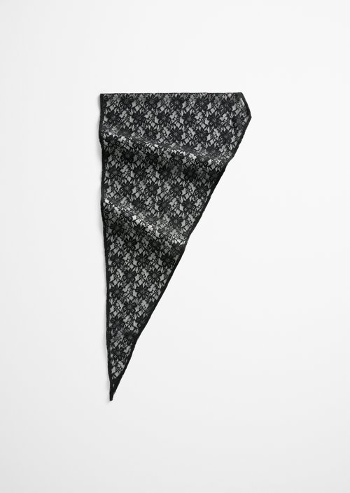 Spitzenschal — Black