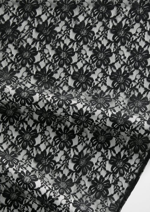 Spitzenschal — Black