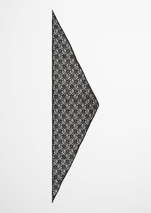Spitzenschal — Black