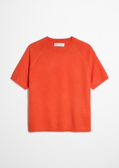 Regular-Fit Cashmere Sweater — Vivid Orange