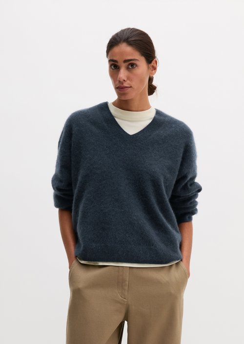 Regular-Fit Knit Sweater — Manic Midnight