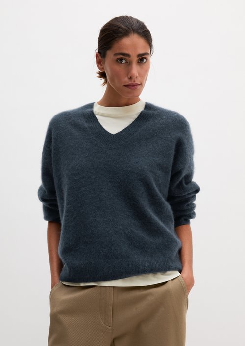 Regular-Fit Knit Sweater — Manic Midnight