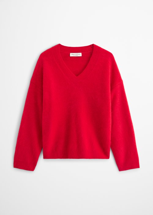 Regular-Fit Knit Sweater — Sunny Red