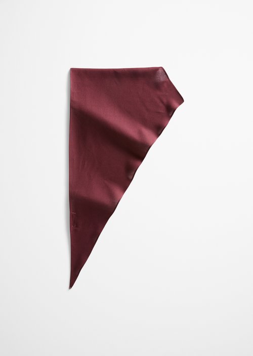 Dreiecksschal — Burgundy