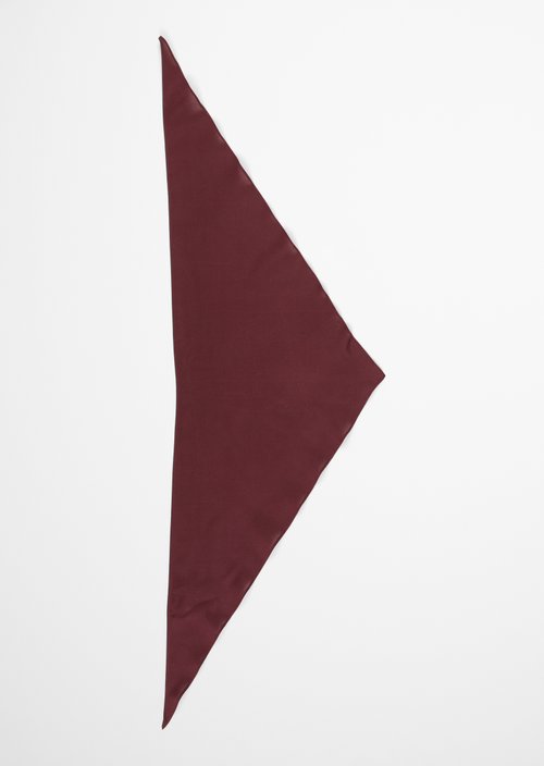 Dreiecksschal — Burgundy