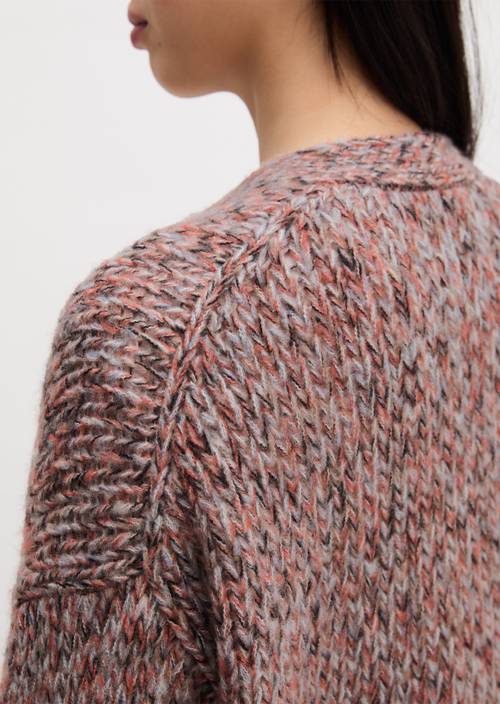 Fluffy Cardigan (Regular) Medium Blue in detail view