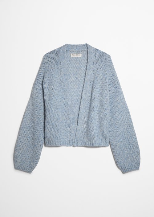 Fluffy Cardigan (Regular) — Light Blue