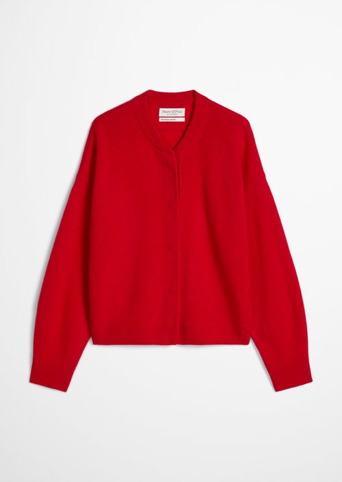 Oversized Cardigan — Sunny Red