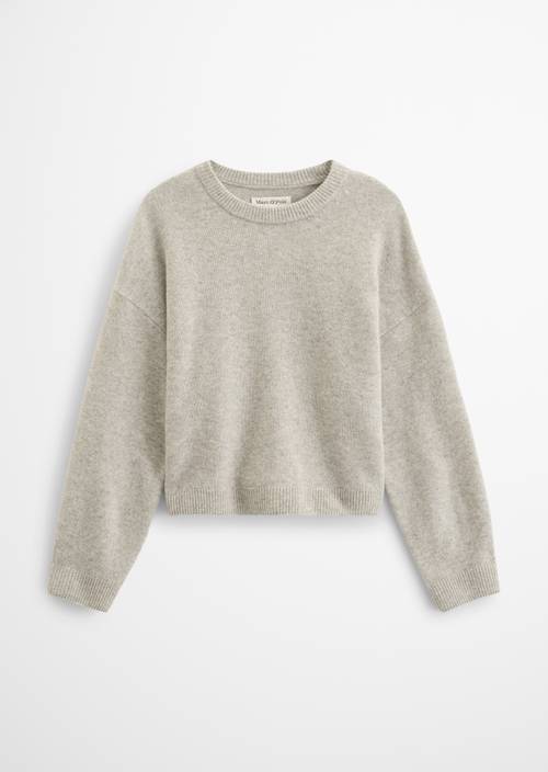 Pullover loose Clear Grey Melange in freigestellter Ansicht ohne Model