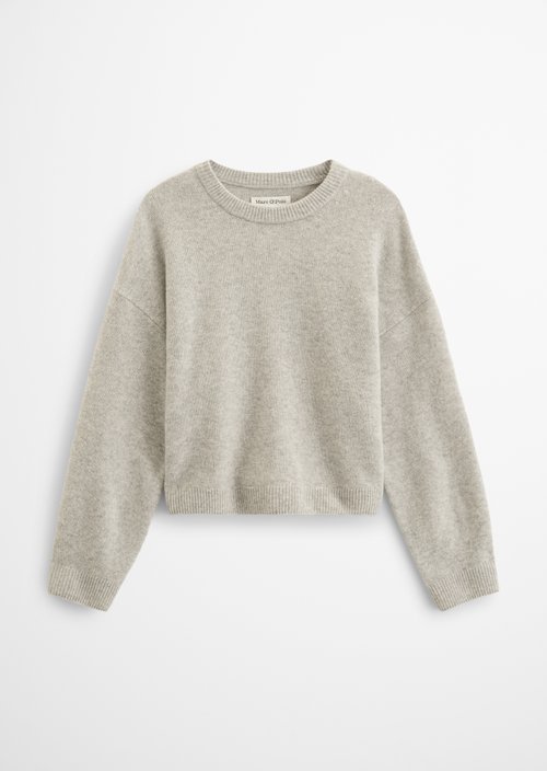 Loose-fitting sweater — Clear Grey Melange