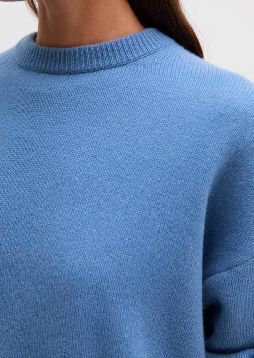 Pullover loose Clear Blue in Detailansicht