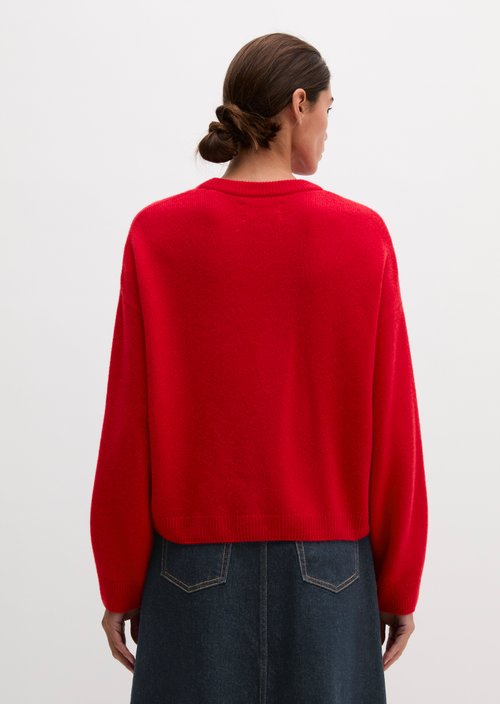 Loose-fitting sweater — Sunny Red