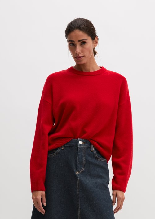 Loose-fitting sweater — Sunny Red
