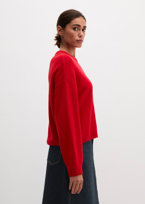 Loose-fitting sweater — Sunny Red