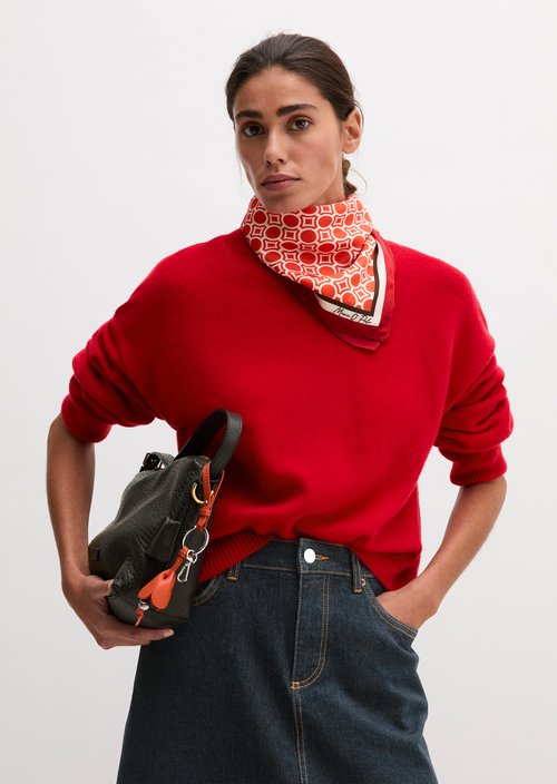 Loose-fitting sweater — Sunny Red