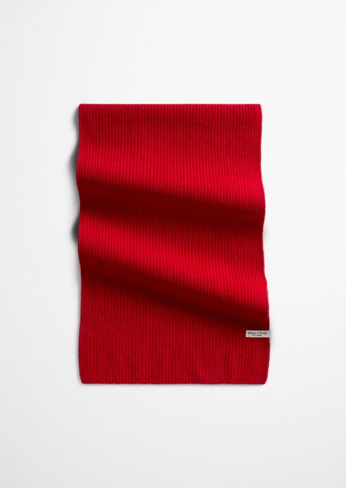 Strickschal — Sunny Red